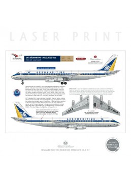UAT Aeromaritime - Douglas DC-8-32 (Light blue delivery scheme)