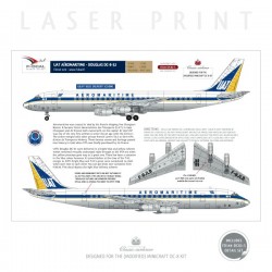 UAT Aeromaritime - Douglas DC-8-32 (Bleu clair original)