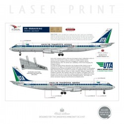 UTA - Douglas DC-8-62 (Delivery scheme)