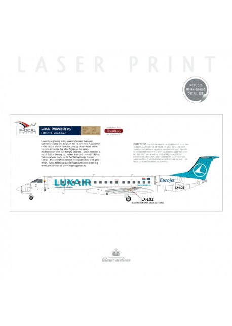 Luxair Eurojet - ERJ-145 (II)