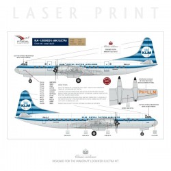 KLM - Lockheed L188 Electra (Horizontal stripes)