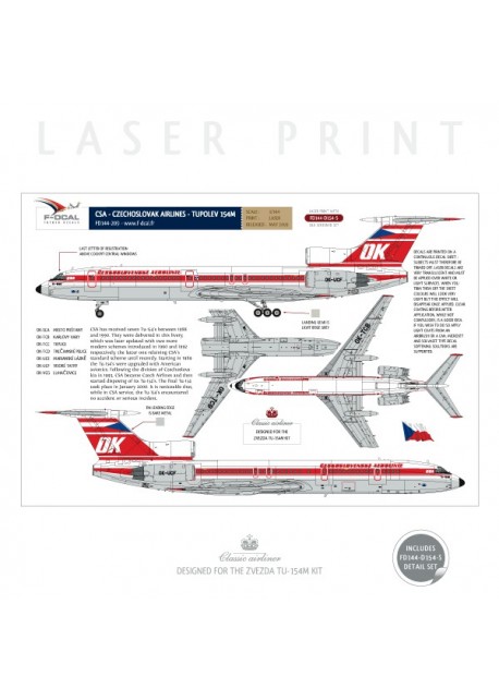 CSA - Tupolev 154M (Original)