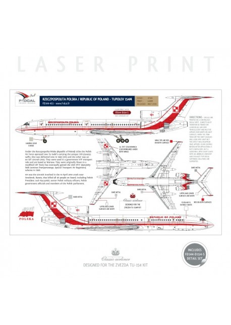 Poland Air Force - Tupolev 154M