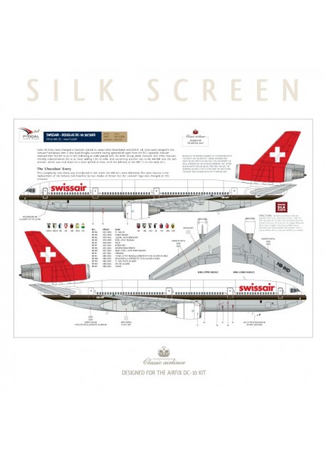 Swissair (Chocolate) - Douglas DC-10-30