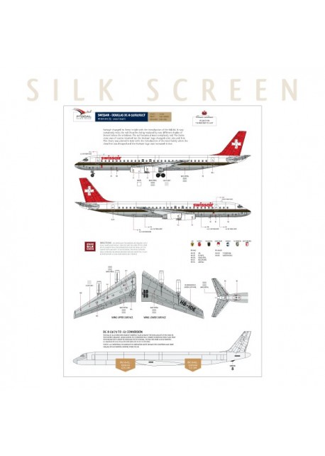 Swissair (Chocolate) - Douglas DC-8-62