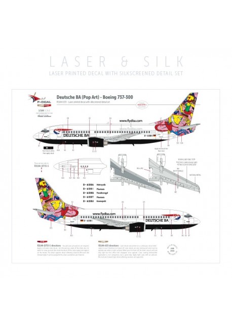Deutsche BA (Pop Art) - Boeing 737-300