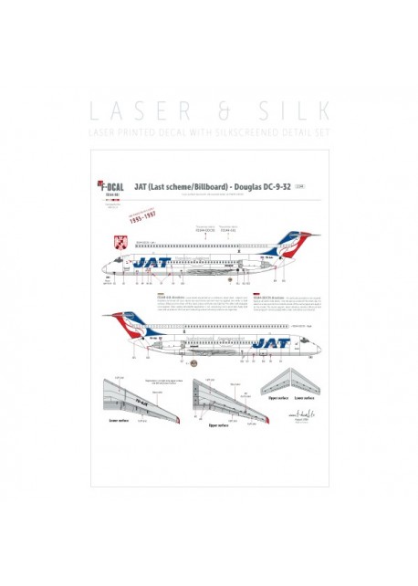 JAT (Last scheme billboard) - Douglas DC-9-32