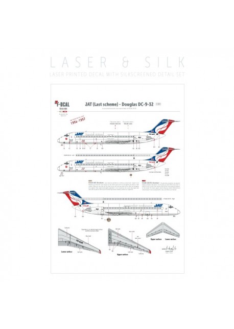 JAT (Last scheme) - Douglas DC-9-32