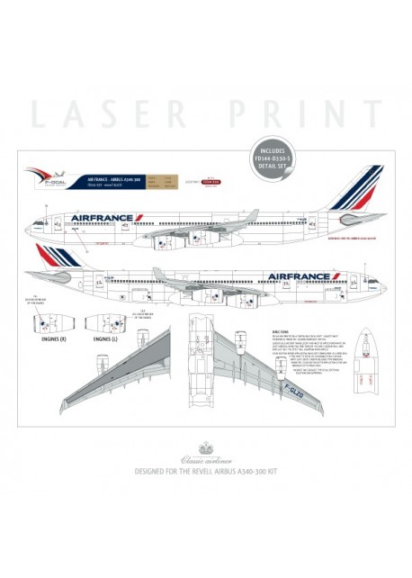 Air France (Barcode 2009) - Airbus A340-300