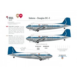 Sabena - Douglas DC-3 (Last scheme)