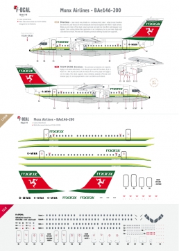 Manx Airlines (première livrée) - BAe146-200