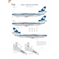 Sabena - Douglas DC-10-30 (Delivery scheme)