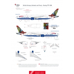 British Airways - Boeing 777-200 (Animals and Trees)