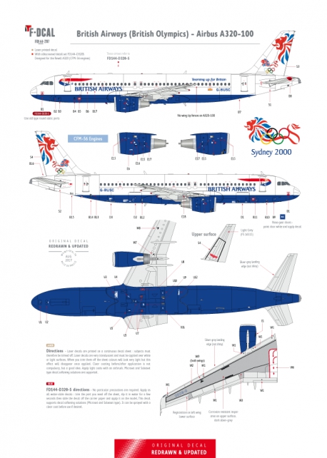 British Airways (British Olympics) - Airbus A320