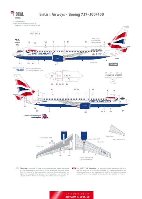 British Airways (Chatham Dockyard) - Boeing 737-300/400