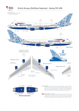 British Airways - Boeing 747-400 (Delftblue Daybreak)