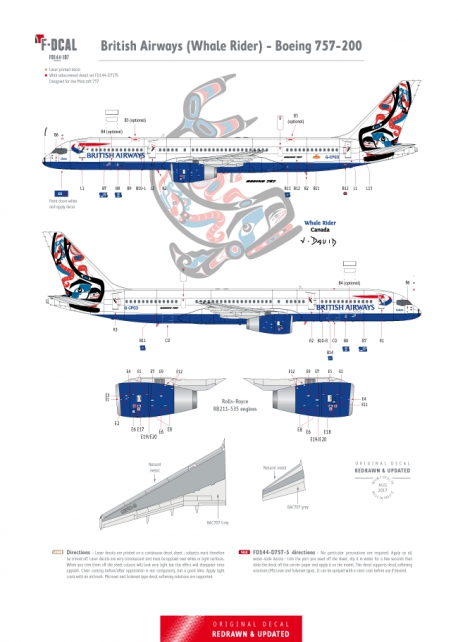 British Airways - Boeing 757-200 (Whale Rider)