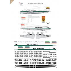 Air Afrique (Early scheme) - Douglas DC-4
