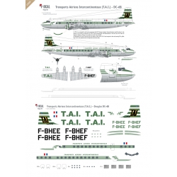 T.A.I. - Douglas DC-6B (Last scheme)