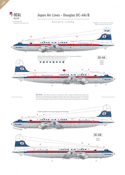JAL - Douglas DC-6A/B