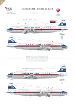 JAL - Douglas DC-6A/B