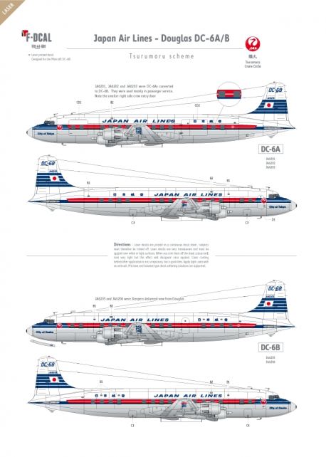 JAL - Douglas DC-6A/B