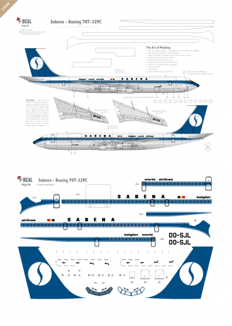 Sabena - Boeing 707-329C