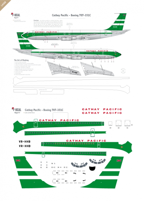 Cathay Pacific - Boeing 707-351C