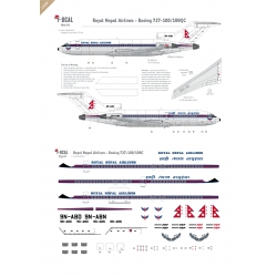 Royal Nepal Airlines - Boeing 727-100