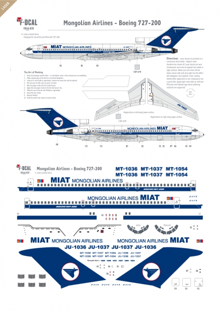 Mongolian (MIAT) - Boeing 727-200