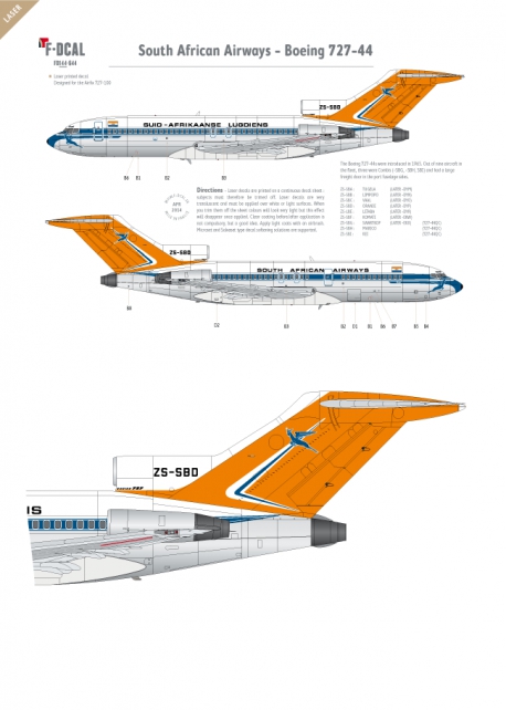 South African AW - Boeing 727-100