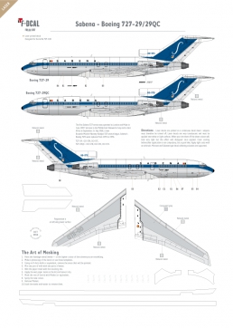 Sabena (livrée originale) - Boeing 727-29/29QC