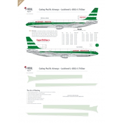 Cathay Pacific - Lockheed L1011 Tristar