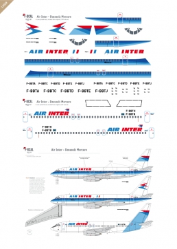 Air Inter - Dassault Mercure