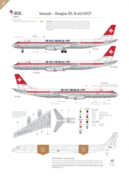 Swissair - Douglas DC-8-62 (Old colours)