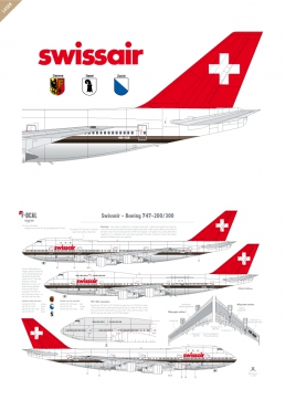 Swissair - Boeing 747-200 (Chocolate)