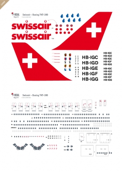 Swissair - Boeing 747-300 (Dernier vol)