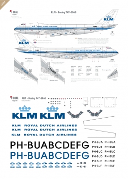 KLM - Boeing 747-200 (delivery scheme)