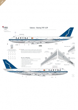 Sabena (livrée originale) - Boeing 747-129