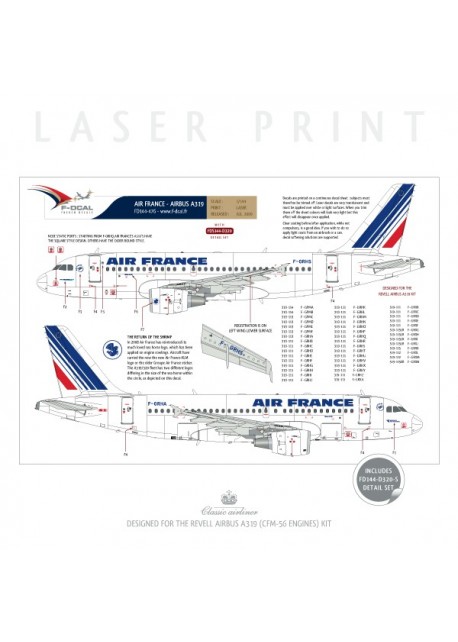 Air France (Barcode 1974) - Airbus A319