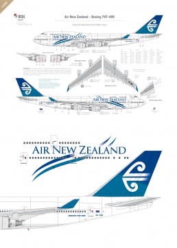  Air New Zealand - Boeing 747-400 (Pacific wave)