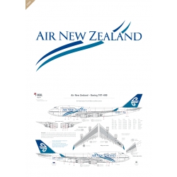  Air New Zealand - Boeing 747-400 (Simplified wave)