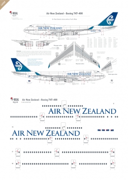  Air New Zealand - Boeing 747-400 (No wave)