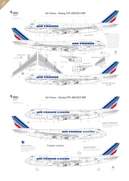  Air France - Boeing 747-400 (Barcode 1974)