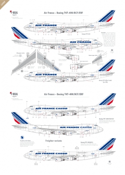 Air France - Boeing 747-400 (Barcode 1974)