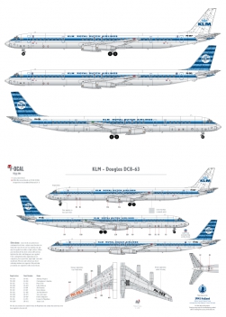 KLM - Douglas DC-8-63 (Horizontal stripes)