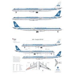 KLM - Douglas DC-8-63 (Horizontal stripes)