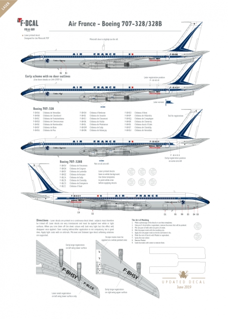 Air France (Shark tail) - Boeing 707-328/328B