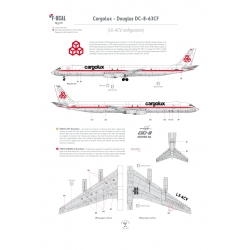 Cargolux - Douglas DC-8-63CF (Blanked windows)