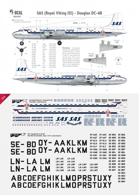 SAS - Douglas DC-6B (Royal Viking III)